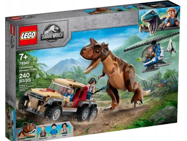 LEGO JURASSIC WORLD Carnotaurus-jagten 76941