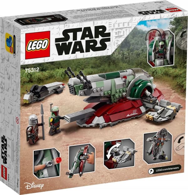 LEGO STAR WARS 75312 BOBBY FETTS RUMSKIB