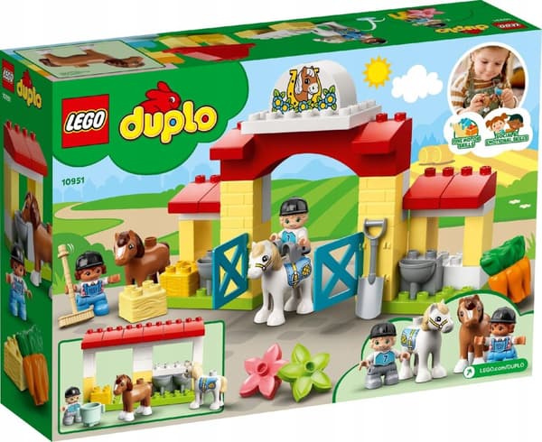 LEGO DUPLO 10951 STALDHAGE HESTE HESTE HESTE