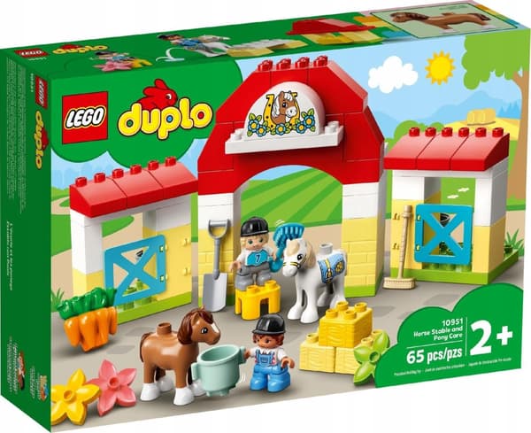 LEGO DUPLO 10951 STALDHAGE HESTE HESTE HESTE