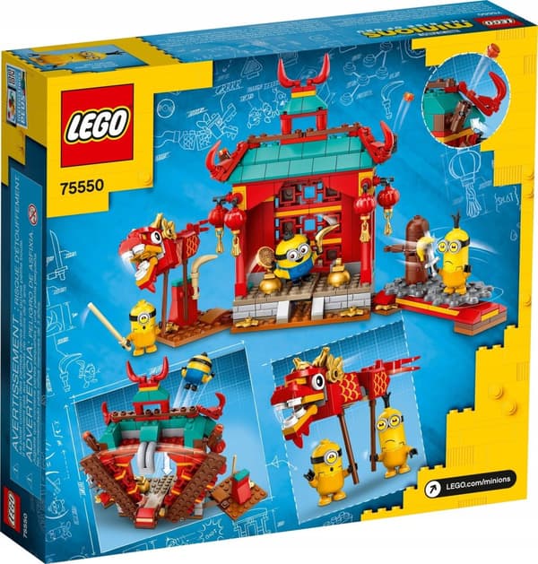 Lego Minions 75550 Kung Fu -taistelu LOHIKÄÄRMEENTEMPPELI