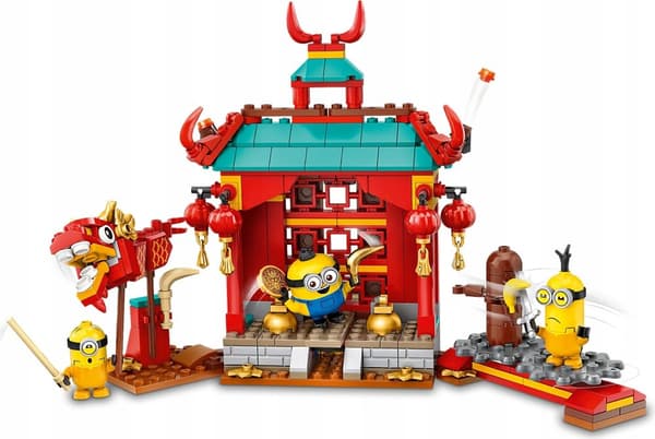 Lego Minions 75550 Kung Fu -taistelu LOHIKÄÄRMEENTEMPPELI
