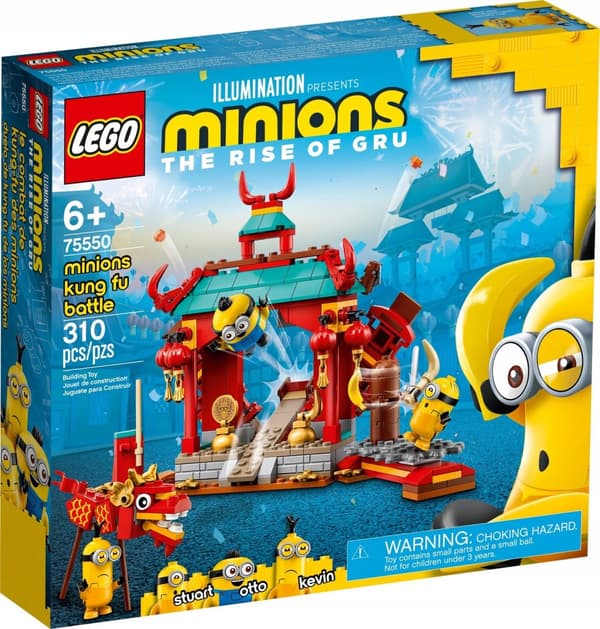 Lego Minions 75550 Kung Fu -taistelu LOHIKÄÄRMEENTEMPPELI
