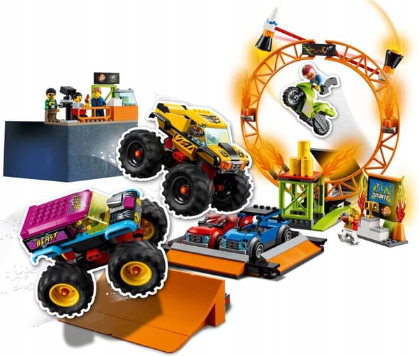 LEGO City 60295 ARENA Kaskaderska HIRVIÖauto-i