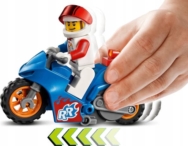 LEGO City 60298 MOT Raket Stuntmotorcykel