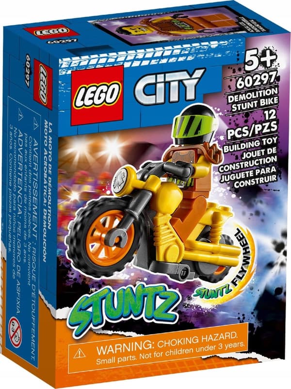 LEGO City 60297 Nedrivning af stuntmotorcykel