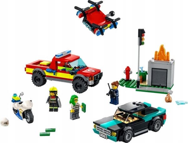 LEGO City 60319 Brand- og politijagt