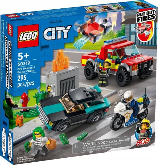 LEGO City 60319 Brand- og politijagt