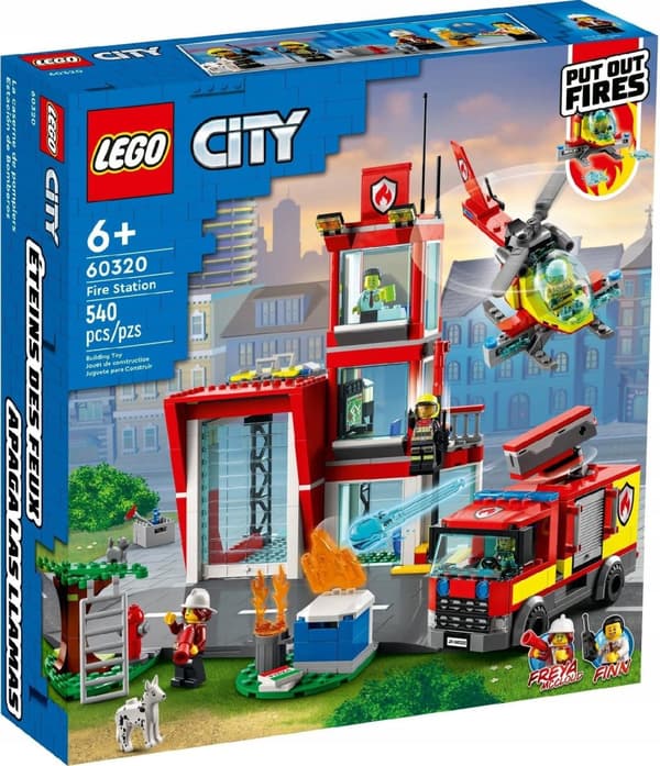 LEGO City 60320 Brandstation Brandbil