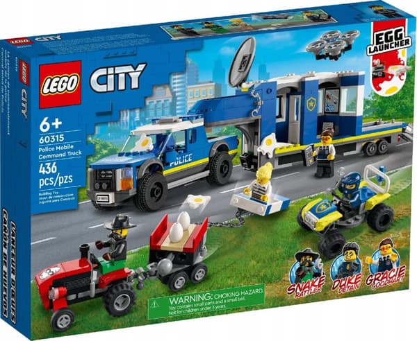 LEGO City 60315 Liikkuva poliisin komentokeskus