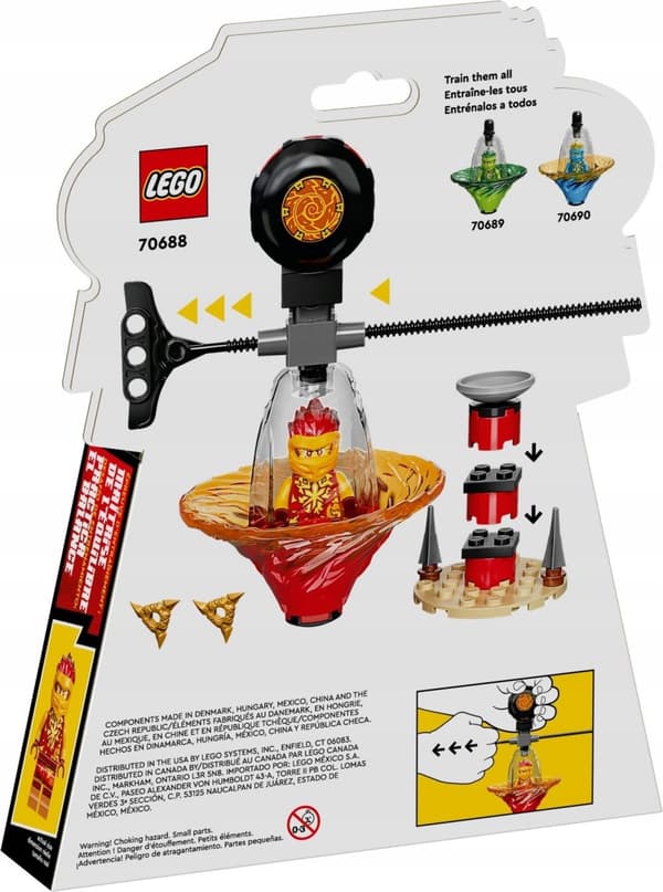 LEGO NINJAGO 70688 KAI KRIGARTRÄNINGSSNURRA