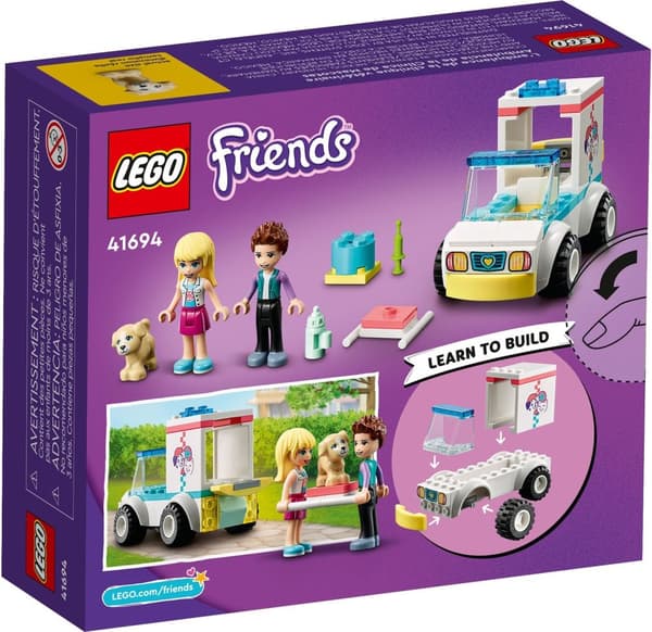 LEGO FRIENDS 41694 AMBULANSSI ELÄINLÄÄKÄRILÄIN