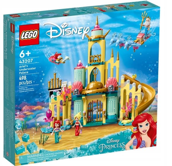 LEGO Disney 43207 Ariels Undervandspalads Ariel