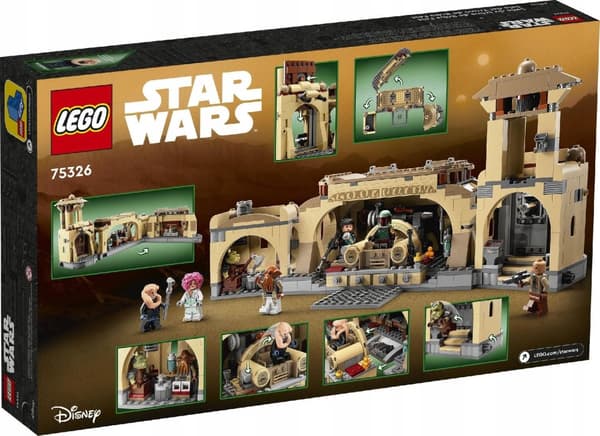 LEGO Star Wars 75326 Valtaistuinsali Boby Fettan JEDI