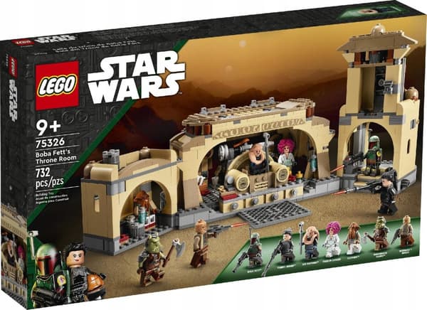 LEGO Star Wars 75326 Valtaistuinsali Boby Fettan JEDI