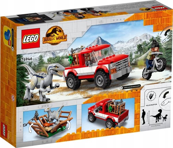 LEGO Jurassic World 76946 Velociraptor-fangst