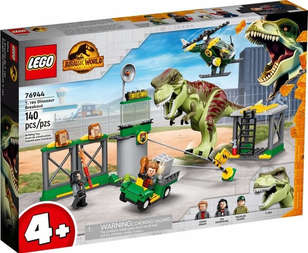 LEGO Jurassic World 76944 T. rex-flykten