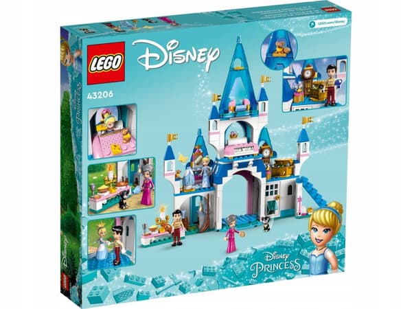 LEGO Disney 43206 Tuhkimon linna ja Prinssi Uljas