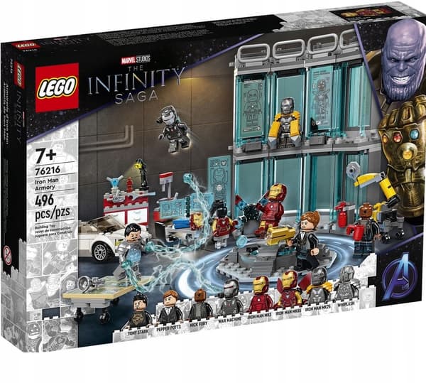 LEGO Super Heroes 76216 Iron Mans Våbenkammer
