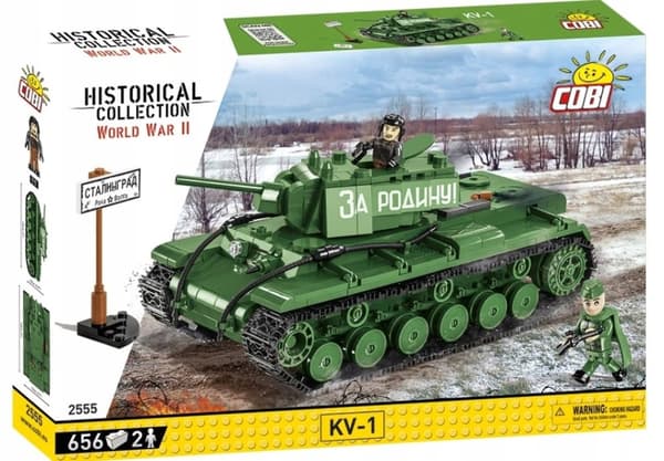 COBI BLOCKS 2555 SOVIET MEDIUM TANK KV-1 KV-1