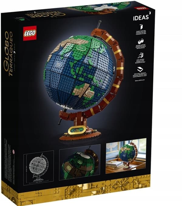 LEGO Ideas 21332 GLOBUS Globen NYE Klodser