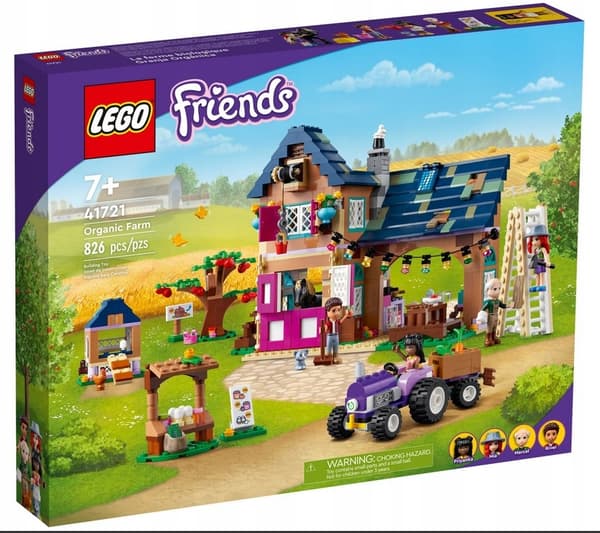 LEGO Friends 41721 Øko Landbrugstraktor Hest