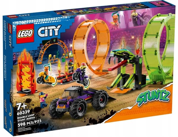 LEGO City 60339 Dobbelt Loop Stunt Arena