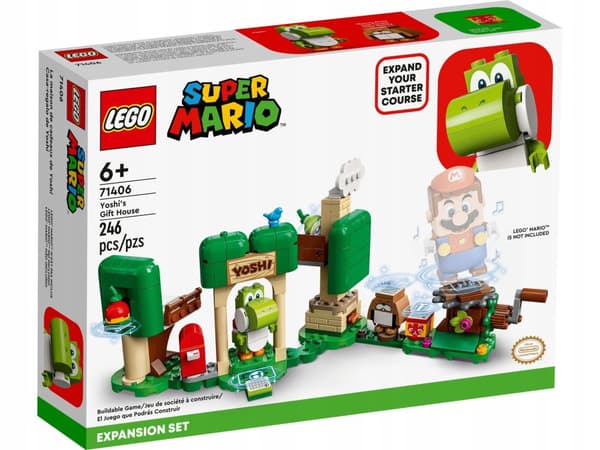 LEGO Super Mario 71406 Yoshin lahjatalo, laajennettava