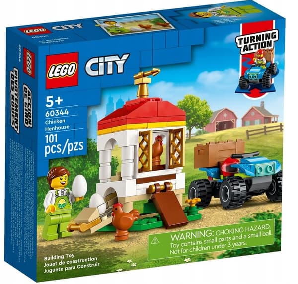 LEGO City 60344 Hønsehus Hønsegård