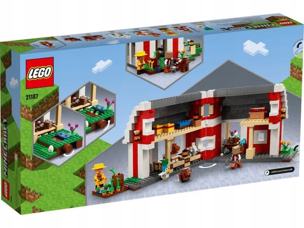 LEGO Minecraft 21187 Röda ladans gårdscowboy