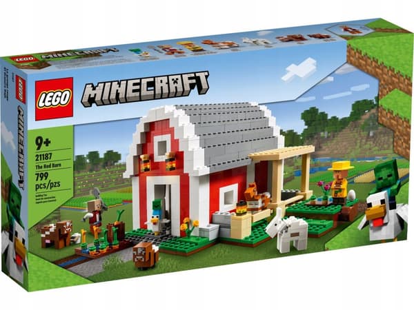 LEGO Minecraft 21187 Röda ladans gårdscowboy