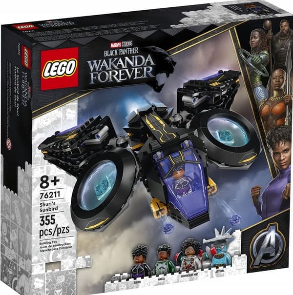 LEGO Super Heroes 76211 Shuri-skibet Marvel Sort