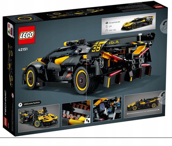 LEGO Technic Bugatti 42151 Formula-auto CSR