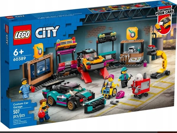 LEGO City 60389 Auton viritystyöpaja