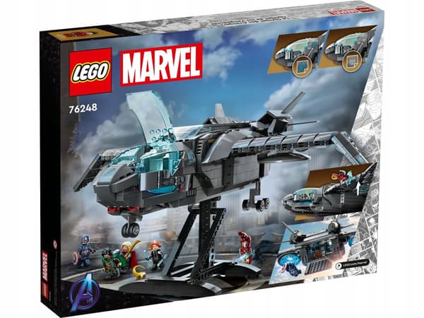 LEGO Super Heroes 76248 Quinjet Avengers THOR LOKI