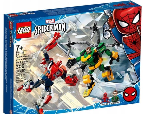 LEGO 76198 Spider-Man och Doctor Who Mech-strid