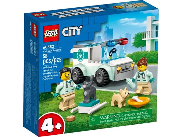 LEGO City 60382 Dyrelægeambulance