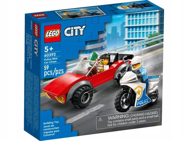 LEGO City 60392 Poliisimoottoripyörä POLIISI