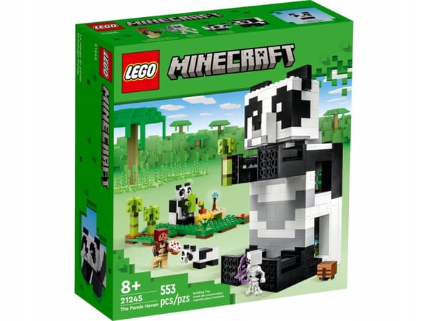 LEGO Minecraft 21245 Pandasuojelualue PANDATALO