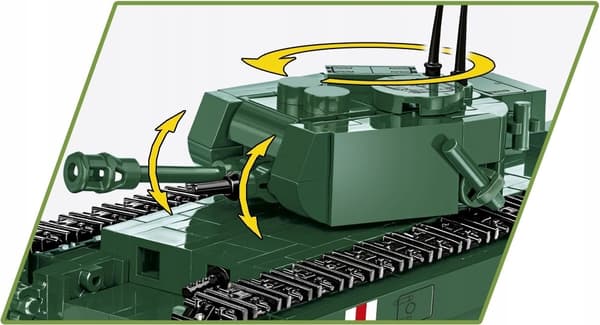 COBI 2717 Historisk Churchill MK. IV Stridsvagn 315