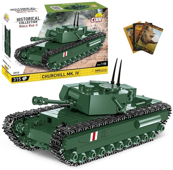 COBI 2717 Historisk Churchill MK. IV Stridsvagn 315