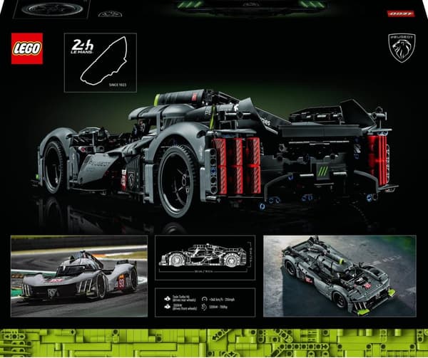 LEGO Technic PEUGEOT 9X8 24H Le Mans Hybrid 42156