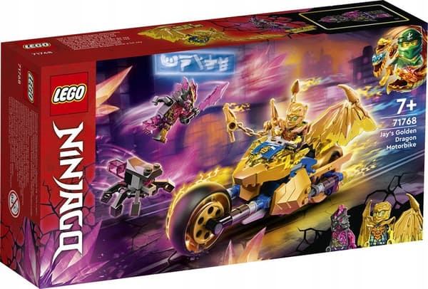 LEGO Ninjago Jays gyllene drakemotorcykel 71768