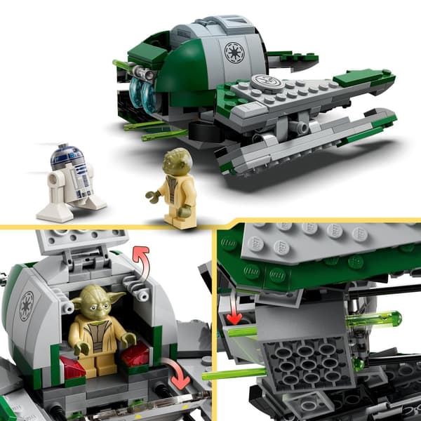 Lego STAR WARS 75360 Yodas Jedi Starfighter Yoda
