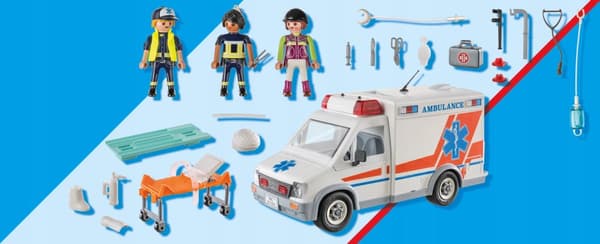 PLAYMOBIL AMBULANS LJUS LJUD 71232