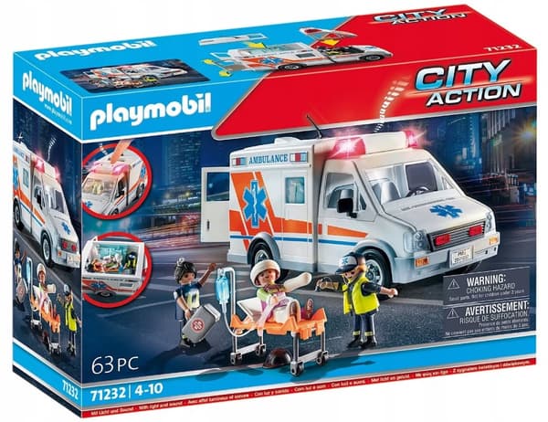 PLAYMOBIL AMBULANS LJUS LJUD 71232