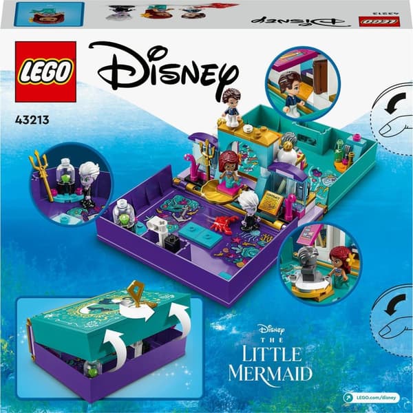 LEGO Disney 43213 Den Lille Havfrue Historier Klodser