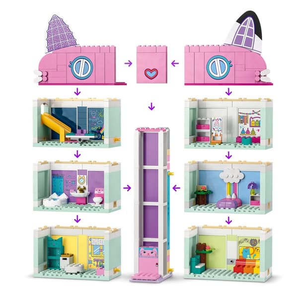LEGO Gabis Kattehus 10788 Gabis Magiske Hjem