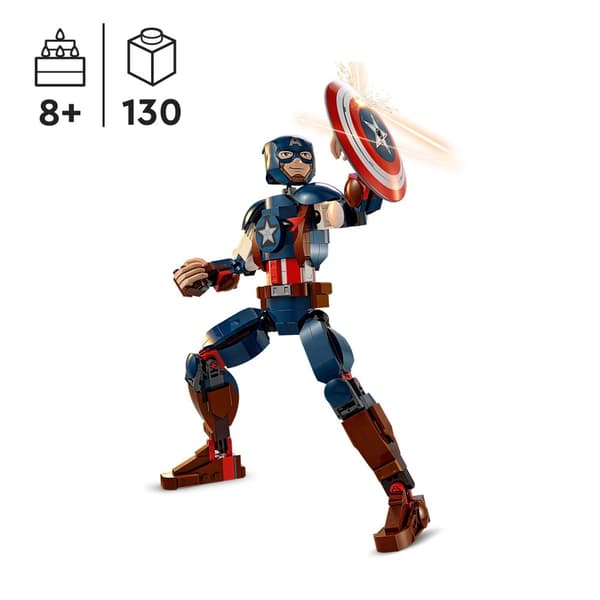 LEGO Super Heroes 76258 Kaptajn Amerika Figur