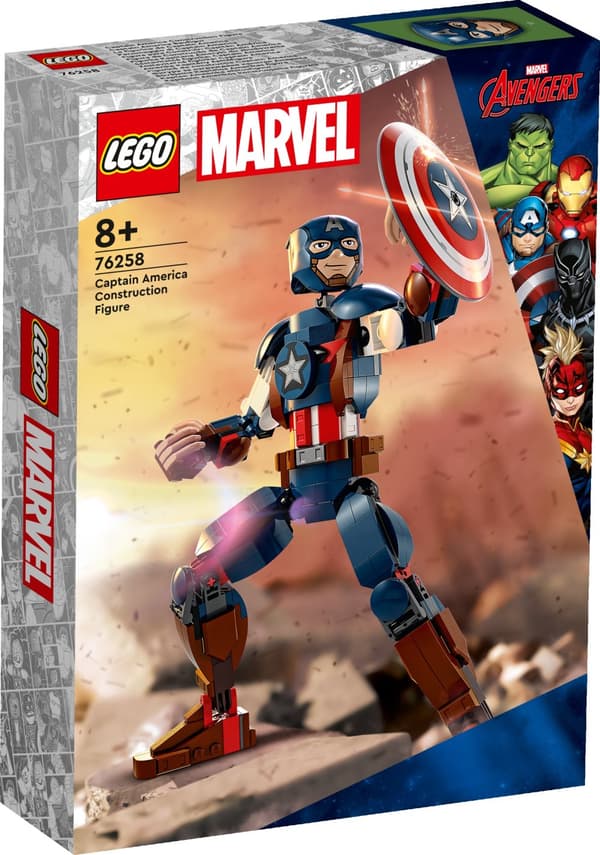 LEGO Super Heroes 76258 Kaptajn Amerika Figur